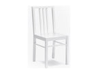 Calmetop - Chaise en bois blanche 2 pcs 32771YKXR