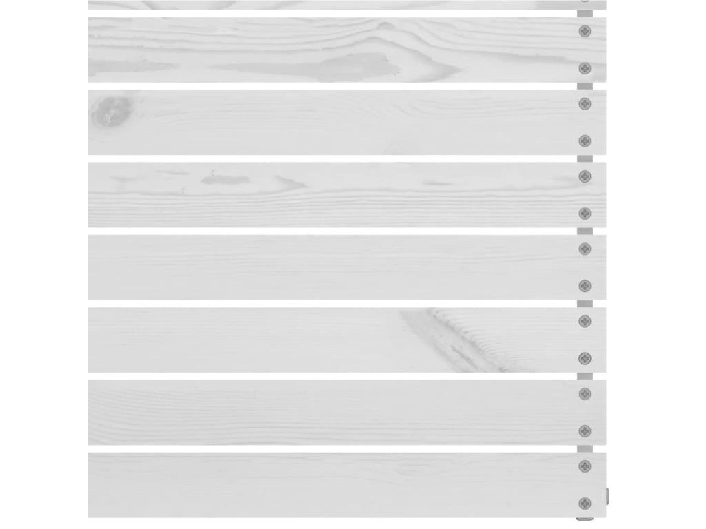 Salon de jardin 4 mcx Blanc Bois de pin massif 36880LPYK