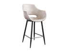 Tabouret - blanc microfibre - Nidchicshop 94167YXKO