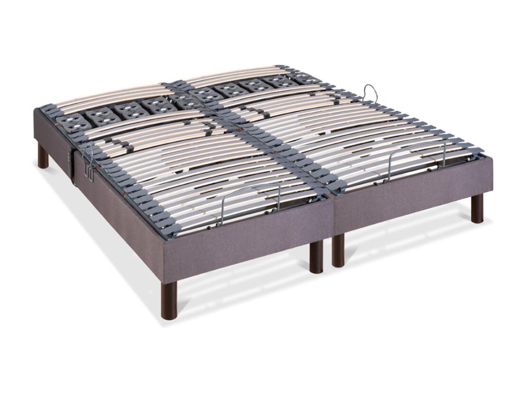 Calmetop LITERIE - Jeu de 2 sommiers électriques Calmetop 2x70x200 cm - Calmetop / Parcelles 43976NKXH