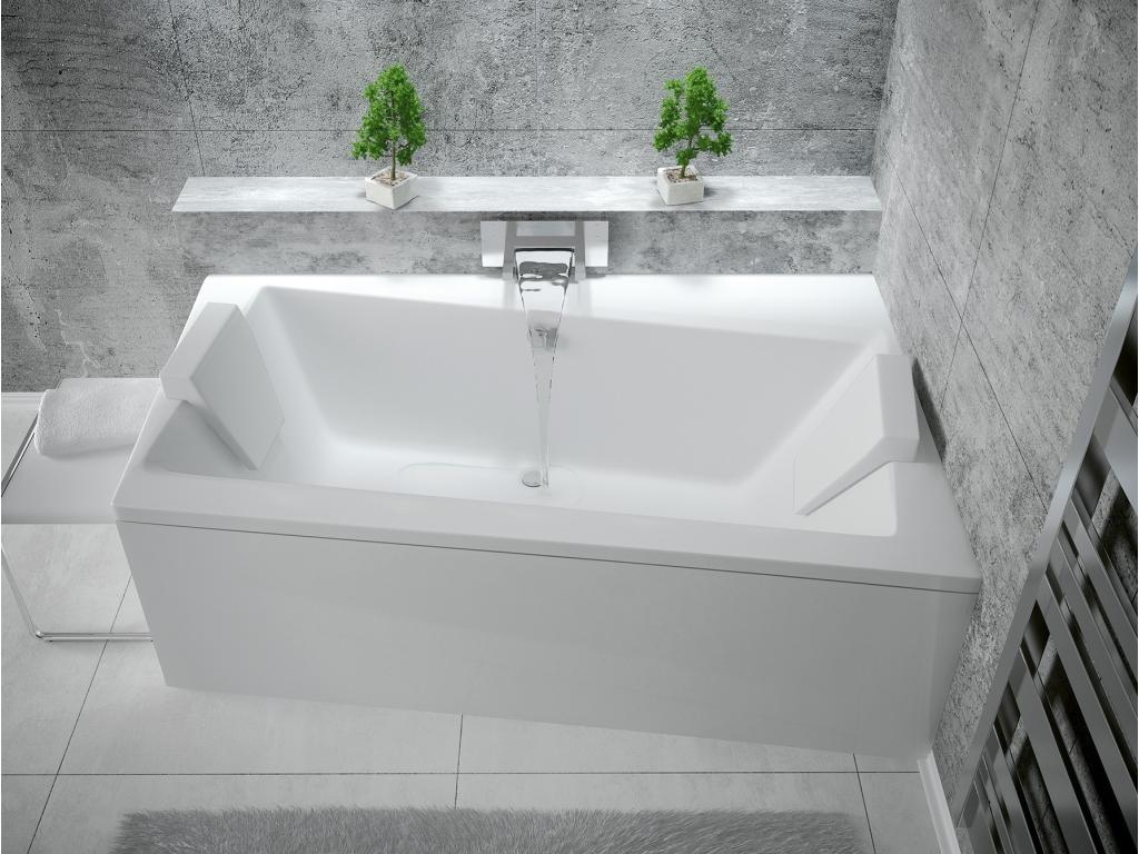 Baignoire angle droit Artvivrestore avec tablier - Dimensions 150cm 51902JPTE