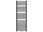Radiateur de salle de bain Calmetop raccord central sèche-serviettes noir 60x180cm 94022IJTX