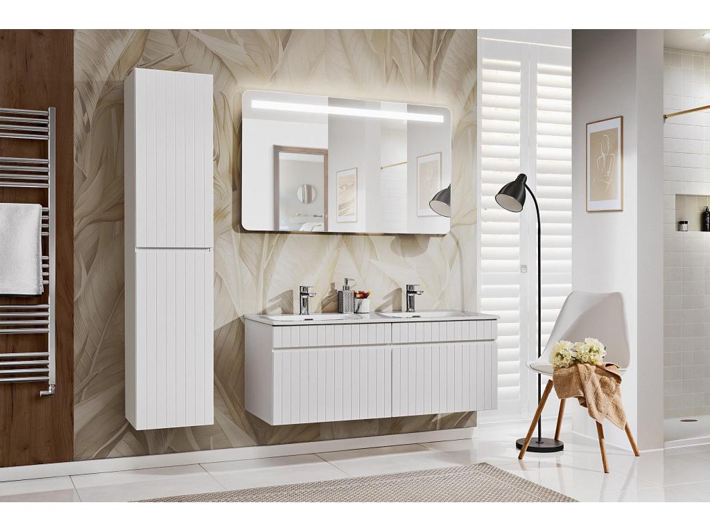 Armoire Sous Lavabos Nidchicshop CUW100 1D 100x46x46 Blanc 20061BALE