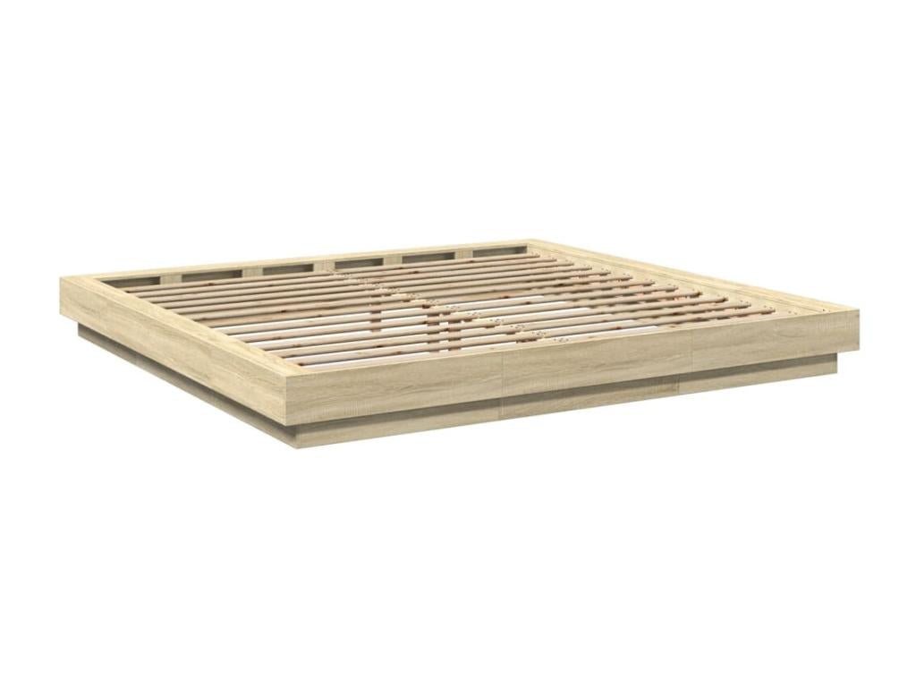 Cadre de lit sans matelas chêne Nidchicshop 180x200 cm 54874ONZU