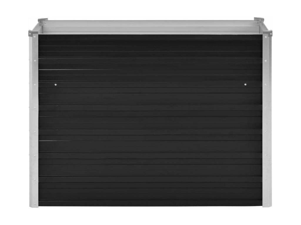 Lit surélevé de jardin Anthracite 100x40x77 cm Acier galvanisé 98237DVHN