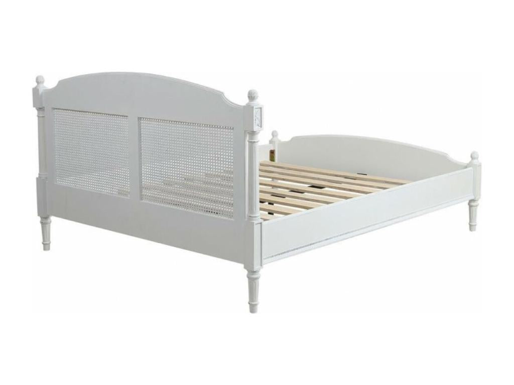 Lit 160x200 Bois-Calmetop Blanc - Calmetop 03332LMJI