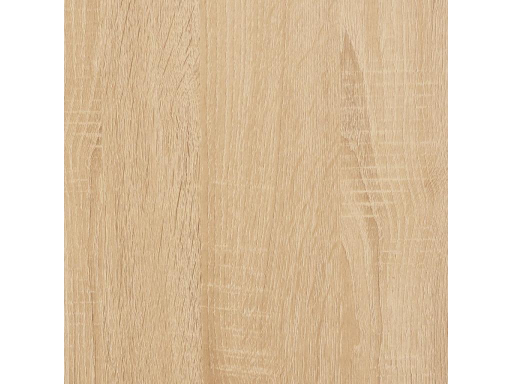 Armoire à disques chêne Calmetop 74,5x38x48 cm bois d'ingénierie 98271PGBU