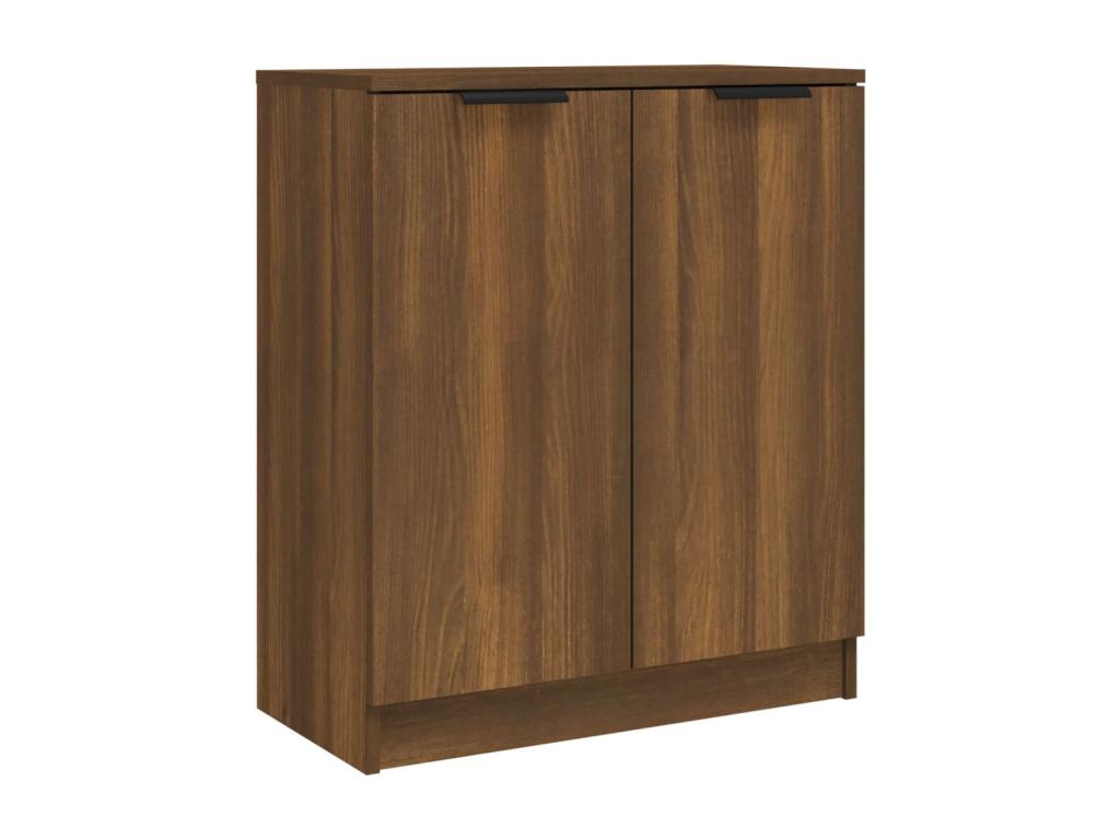 Buffet chêne marron 60x30x70 cm Bois d'ingénierie 83203JIFU