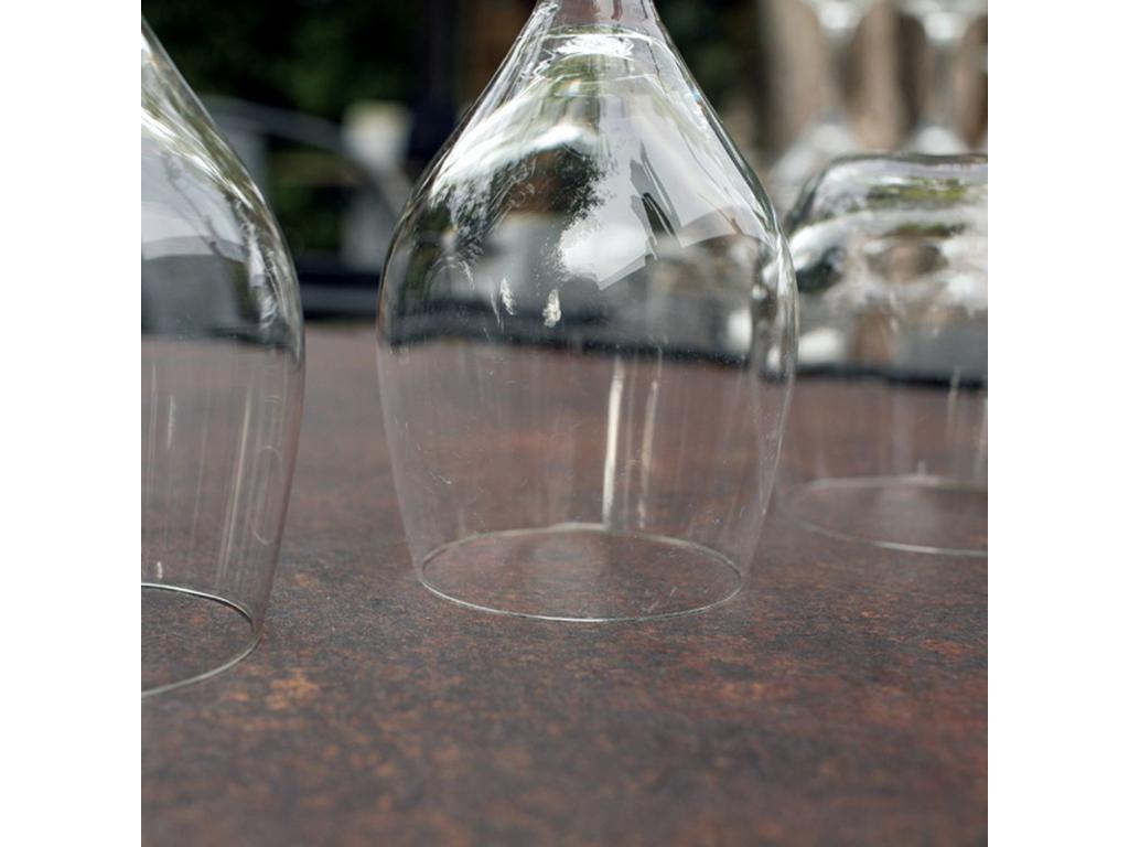 Table 70x70 cm - modèle Calmetop rouille roc 29359XGBF