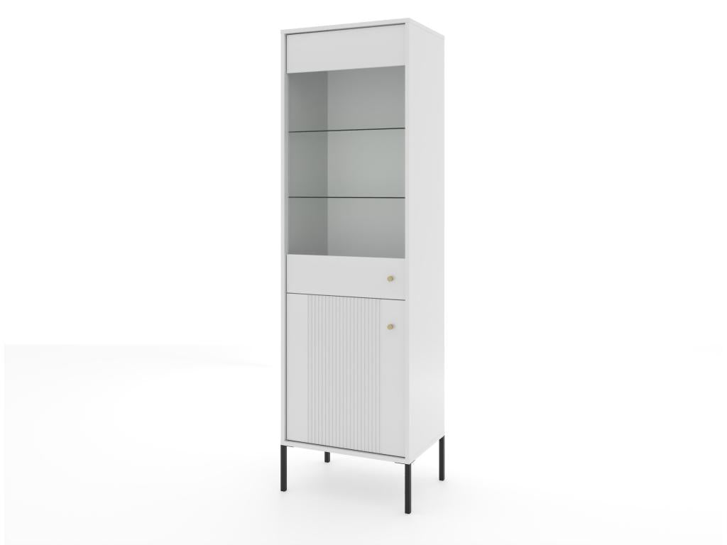 Vitrine Calmetop SC54 2D 54x39x180 Blanc 36755AHGP