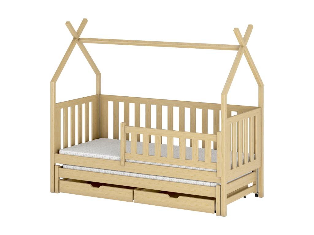 Lit cabane Calmetop HB005 90x200 cm Beige 65219CBSW