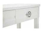 Console Calmetop Table polyvalente Armoire de rangement Bureau du couloir 110x40 h82 cm Blanc 94956IODR