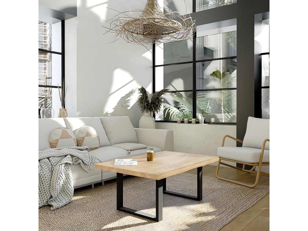 Table basse Artvivrestore / Chêne massif 11489TARA