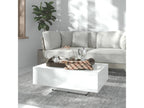 Table basse Blanc brillant 85x55x31 85576RSWJ