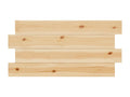 Tête de lit en bois de pin naturel 140x80cm - Nidchicshop 93075ZKIU