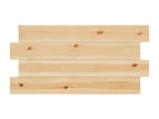 Tête de lit en bois de pin naturel 140x80cm - Nidchicshop 93075ZKIU