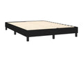 Sommier à Artvivrestore de lit avec matelas LED Noir 140x190 Tissu 07672BPRS