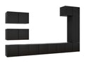Ensemble de meubles TV 8 pcs Noir Bois d'ingénierie 12305XRVP