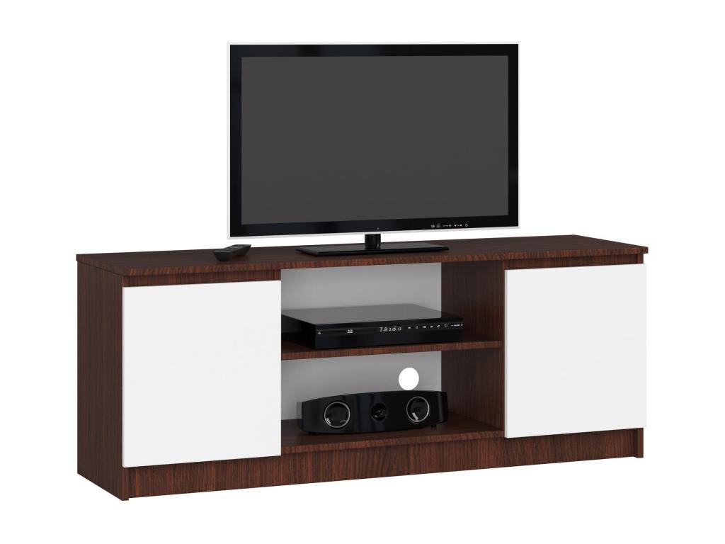 meuble tv Nidchicshop 2 portes 2 étagères 140x40x55 cm 56592OTJY