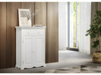 Buffet Nidchicshop Blanc 2 Portes 1 Tiroir 2 Tablettes 94x134x42 cm 79729POMI