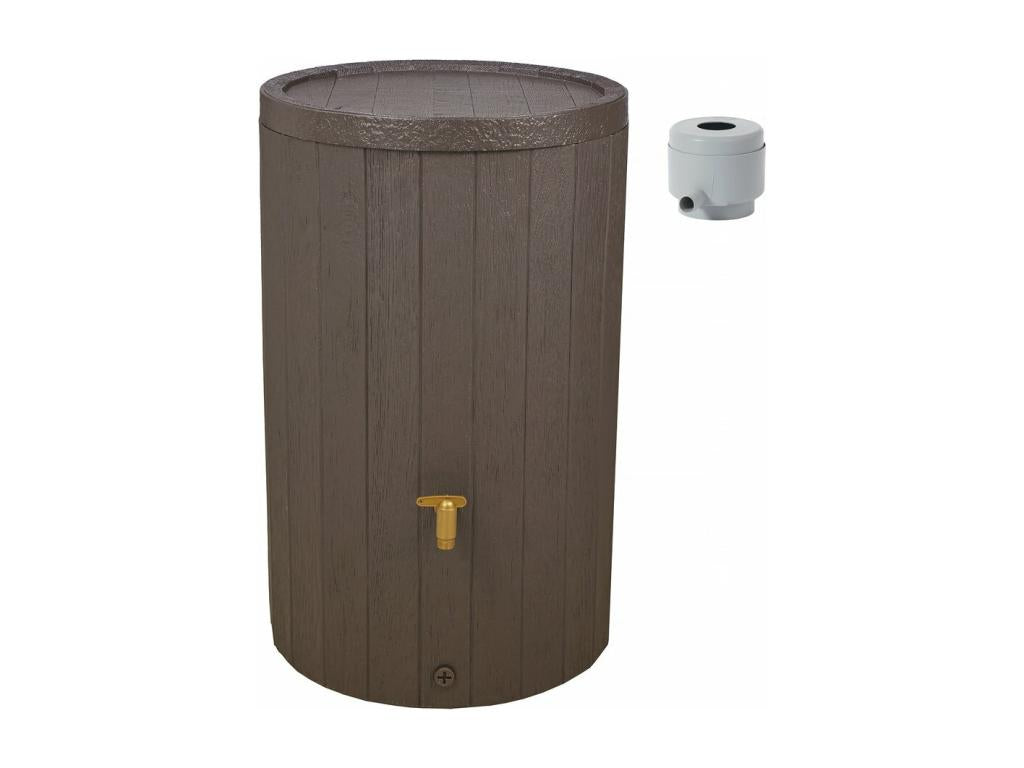 Nidchicshop récupérateur d'eau Nidchicshop - 220 L - Brun 95806CRUI