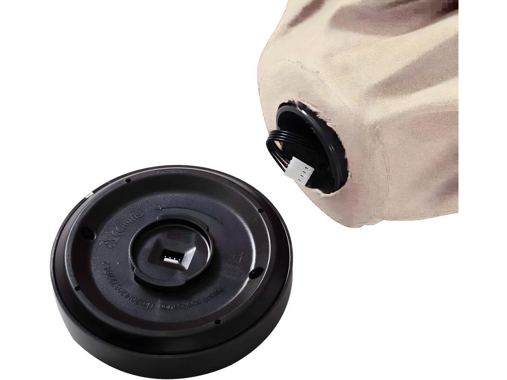 Parasol de Jardin/Parasol Déporté et Inclinable de Jardin Dia 270 CM avec 16 LED Beige 16669EPNU