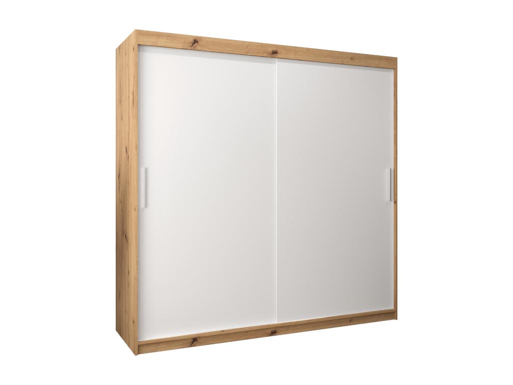 Armoire Calmetop À Portes Coulissantes 200/200/62 2 portes Calmetop/Blanc 71198FAEX