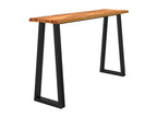 Table console à Calmetop 140x40x80 cm bois d'Calmetop solide 27260ABRJ