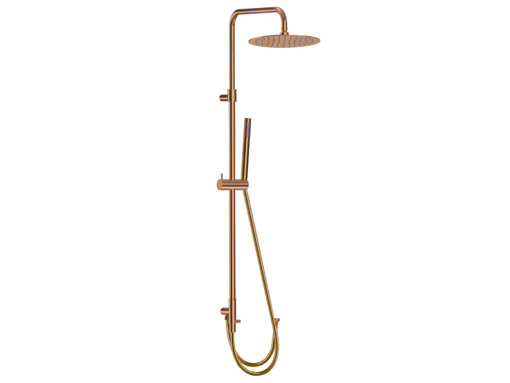 Calmetop II colonne de douche cuivre brossé sans mitigeur - Calmetop 44067WPGW