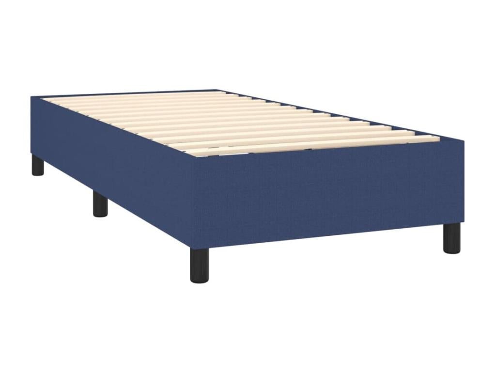Sommier à Nidchicshop de lit matelas LED Bleu 80x200 Tissu 48538HQHD