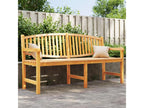 Banc de jardin 179,5x60x90 cm bois de teck solide 71661HMEG