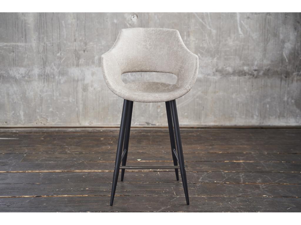 Tabouret - blanc microfibre - Nidchicshop 94167YXKO