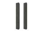 Tête de lit avec oreilles Gris foncé 183x16x118/128 cm Velours 03970PJFY