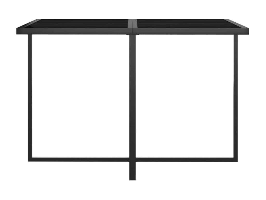 Mobilier à dîner de jardin 5 pièces et coussins Résine tressée Gris 78064QJPE