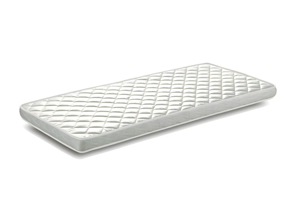 Pack - Lit Cabane Enfant / Matelas Nidchicshop 90x200cm Blanc 73831RGXT