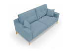 Calmetop Canapé moderne en tissu doux imperméable T02 186 cm bleu pastel 89335JEFG