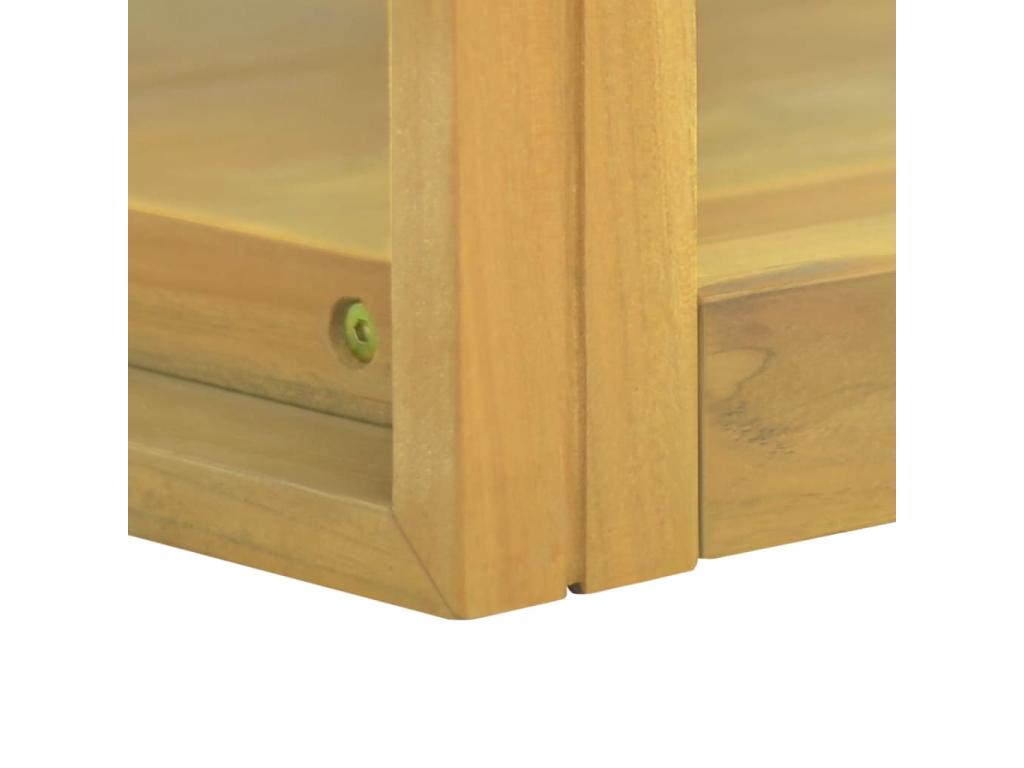 Armoire murale de salle de bain 90x45x35 cm Bois de teck solide 84931KRAK