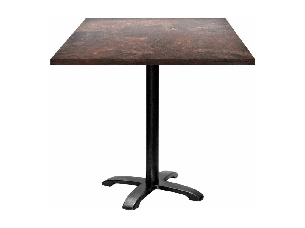 Table 70x70 cm - modèle Calmetop rouille roc 29359XGBF