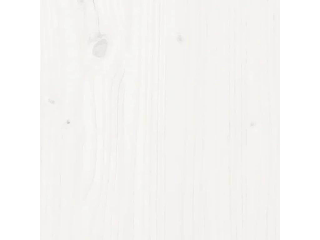 Tête de lit Blanc 186x4x100 cm Bois massif de pin 11115DJAU