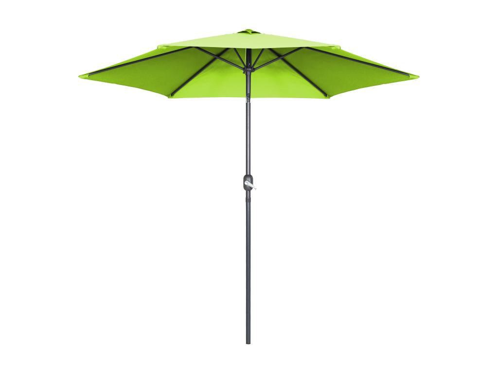 Parasol droit 3m en aluminium vert - Nidchicshop 59280SRSC