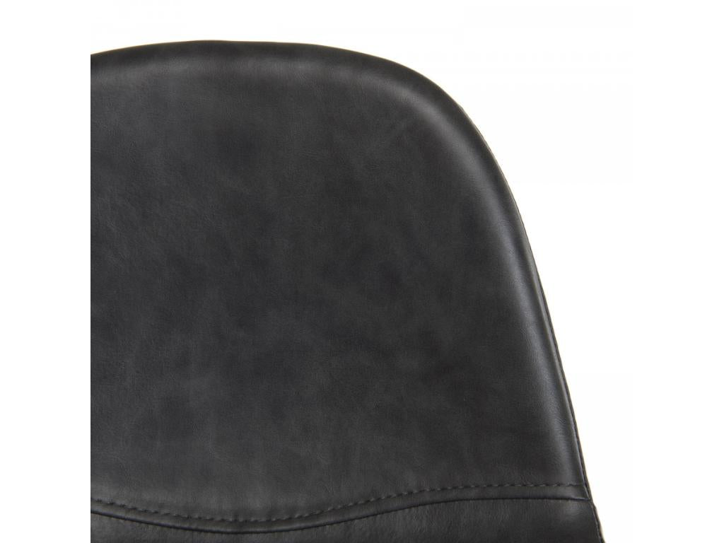 Nidchicshop - Lot de 2 tabourets de bar Nidchicshop noir hauteur d'assise 80cm 69788IVYL