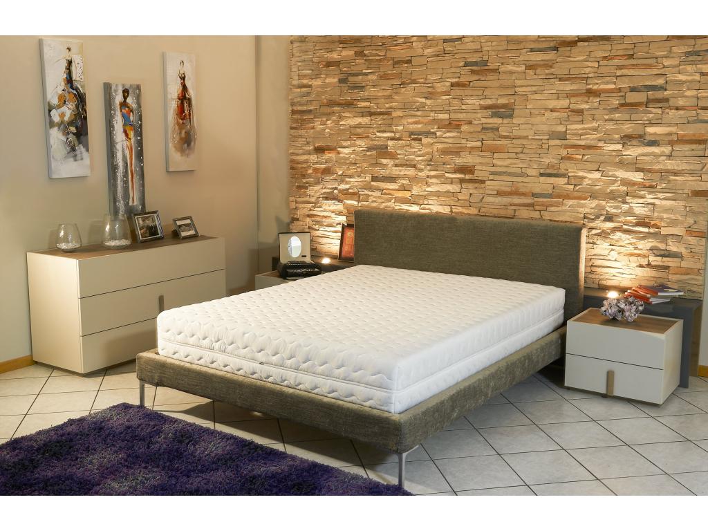 Matelas latex 120x190 cm souple déhoussable 7 zones confort respirant polyuréCalmetop haute résilience 09476YNGL