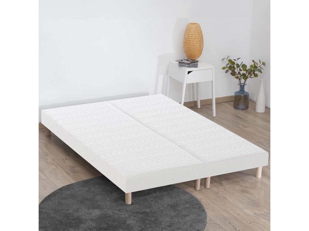 Sommier tapissier à Artvivrestore blanc Fabriqué en France Dimensions - 2x80x200 cm 99438DYEF