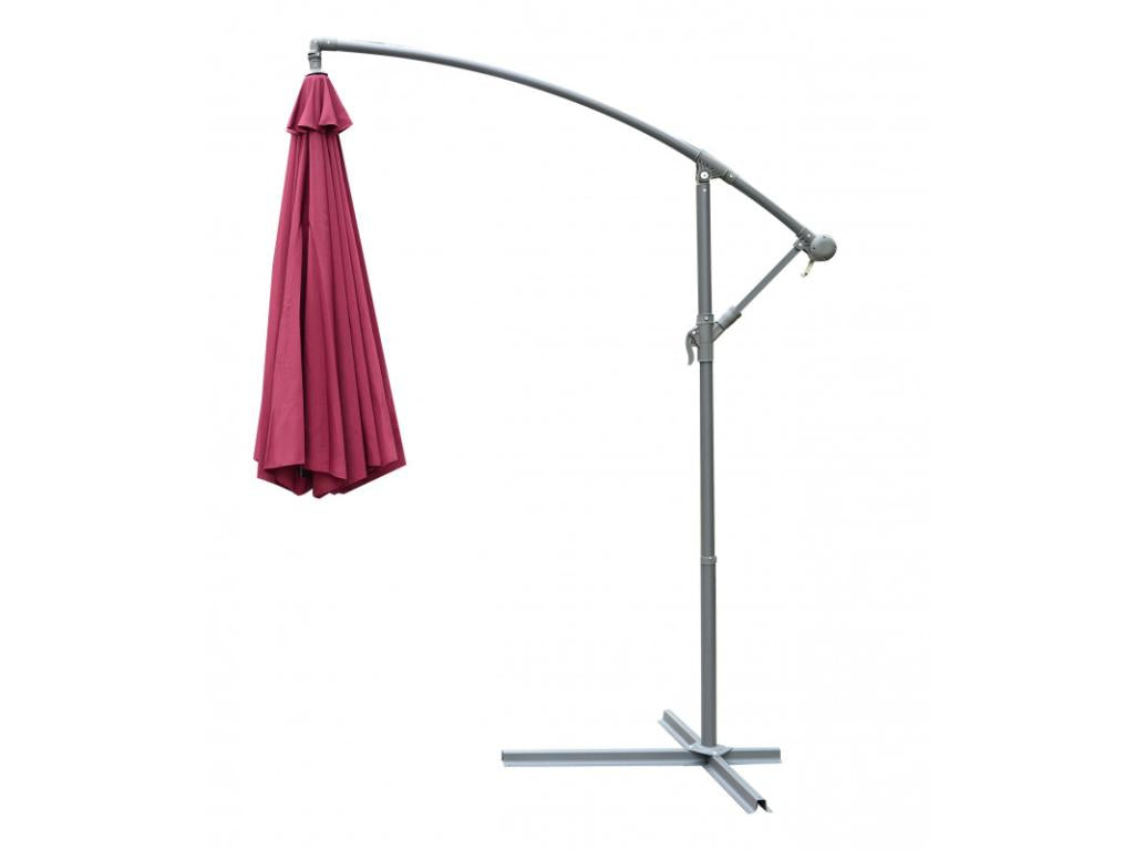 Parasol diamètre 3 m – PLAGE – Rouge 22911EFLX