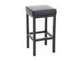 Tabouret de bar x1 métal argentée 41x41x85 cm 10 0005410 34599RDYS