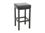 Tabouret de bar x1 métal argentée 41x41x85 cm 10 0005410 34599RDYS