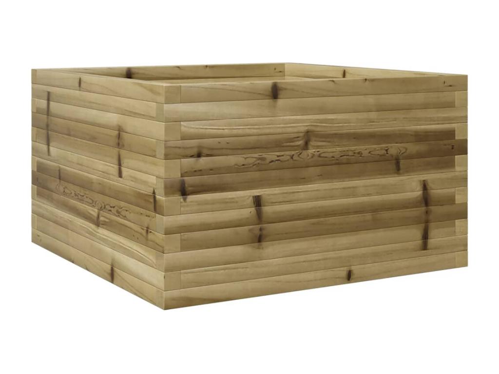 Jardinière 80x80x46 cm bois de pin imprégné 63028VGWU