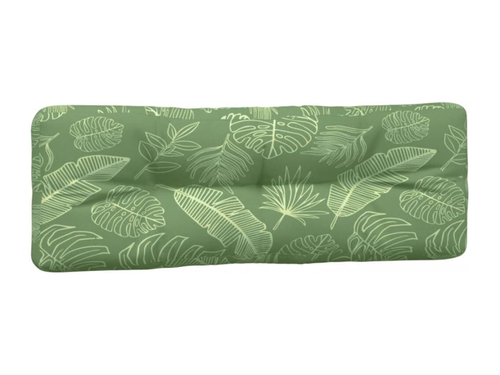 Coussins de palette lot de 5 motif de feuilles tissu 27686AFER