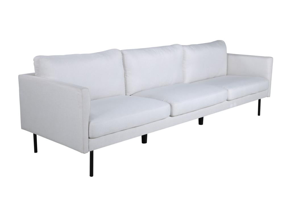 Canapé droit 3 places en tissu Artvivrestore 45838KPPA