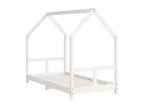 Cadre de lit pour enfant blanc 80x160 cm bois de pin massif 72811PXKD